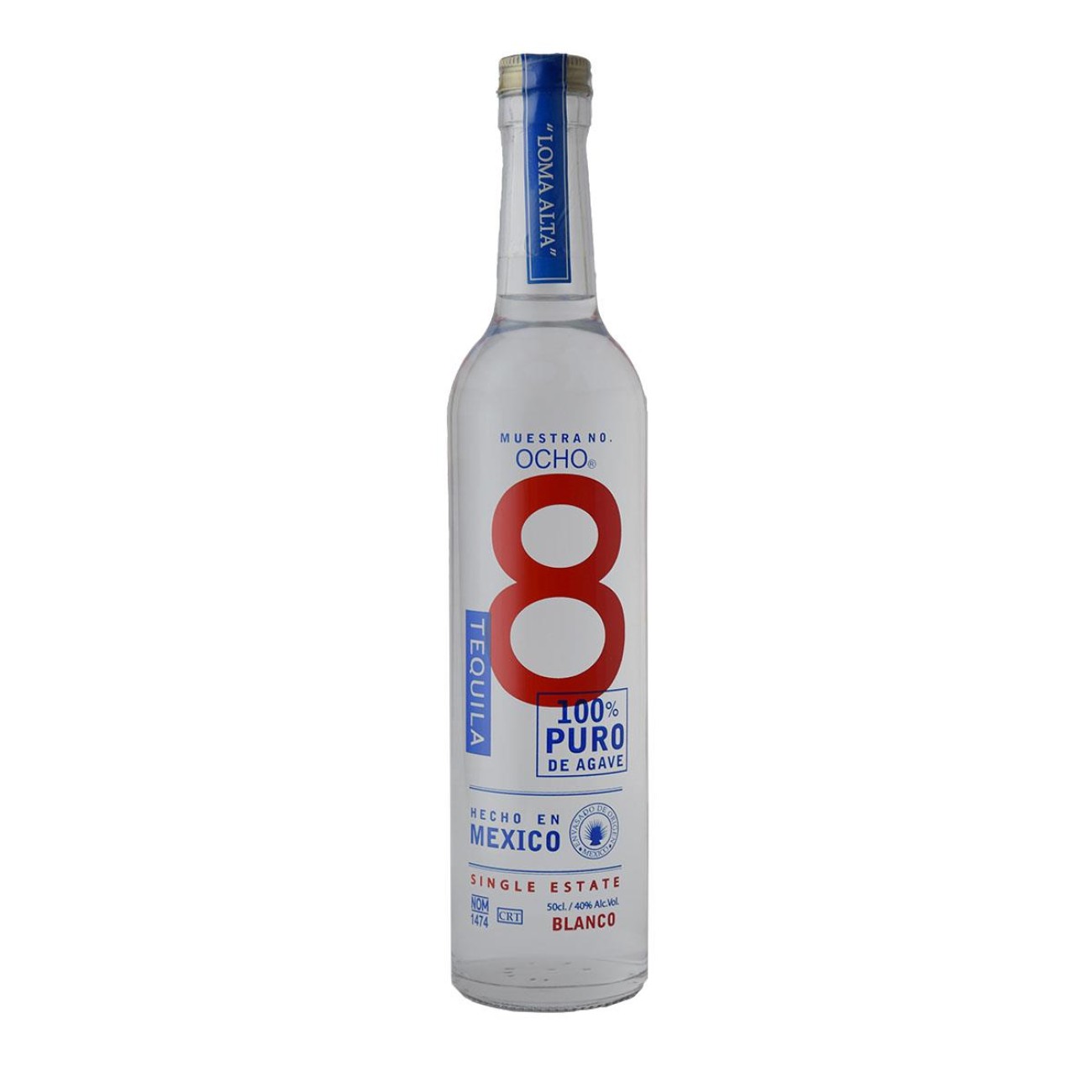 Ocho Blanco Tequila 500ml