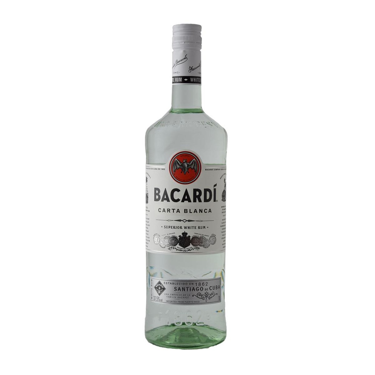 Bacardi Carta Blanca Rum 1lt