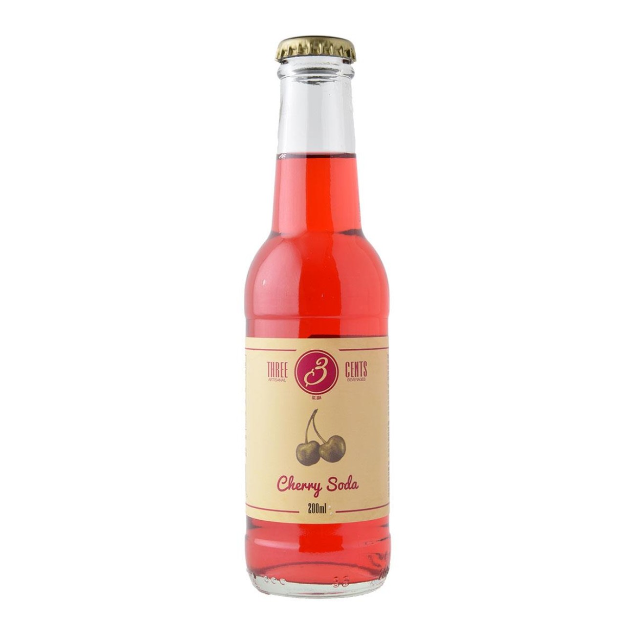 Three Cents Cherry Σόδα 200ml