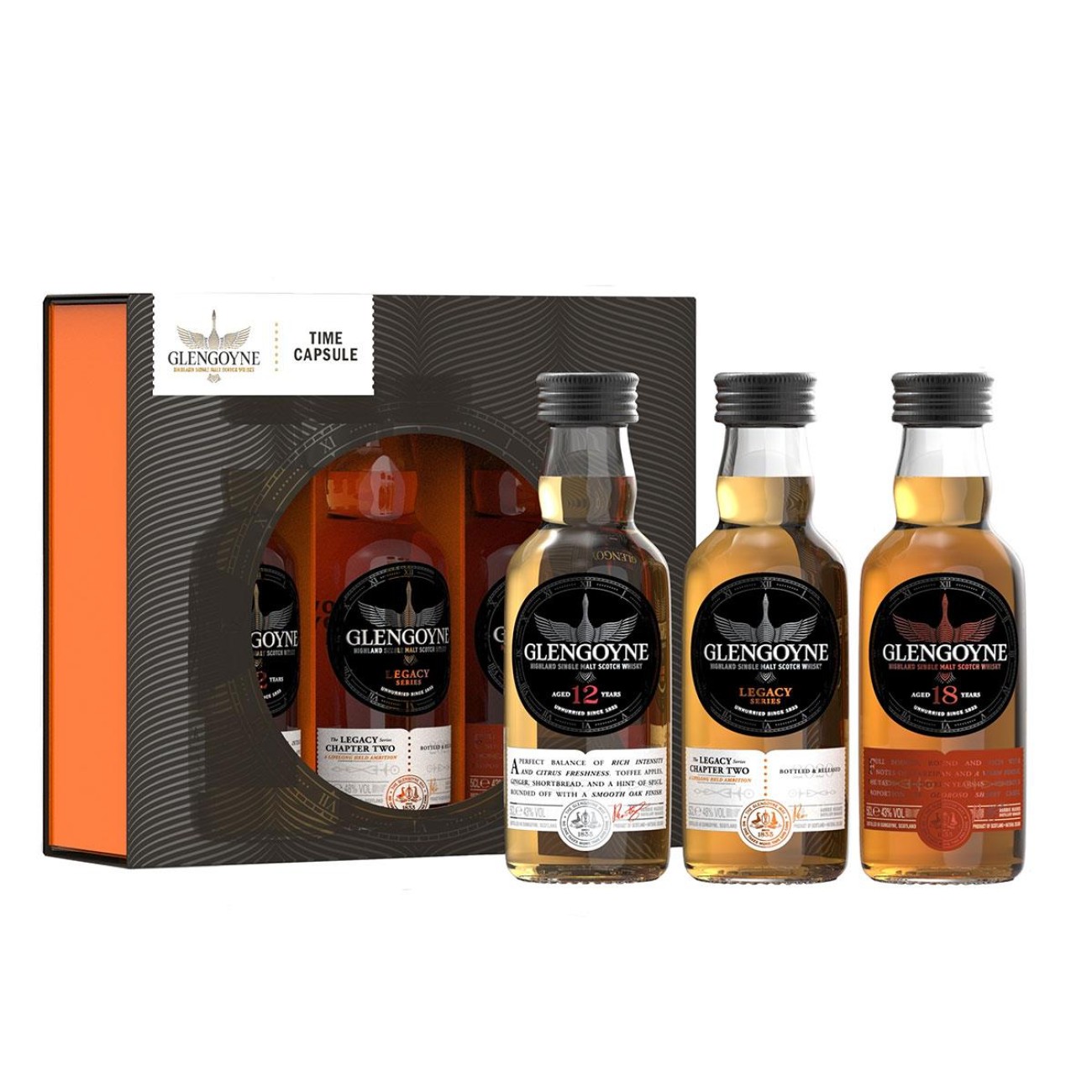 Glengoyne Time Capsule 12 y.o.+Legacy+18 y.o. 3x50ml