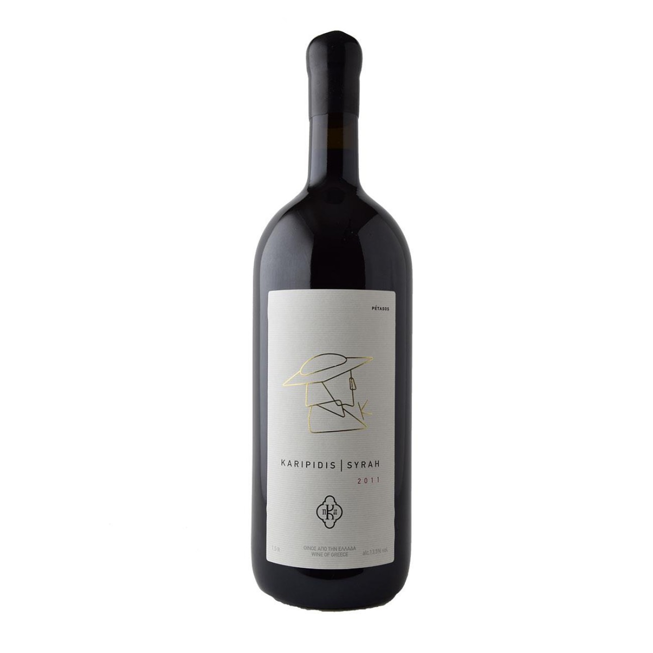 Καριπίδης Syrah 1,5lt Ερυθρό με ξυλοκιβώτιο