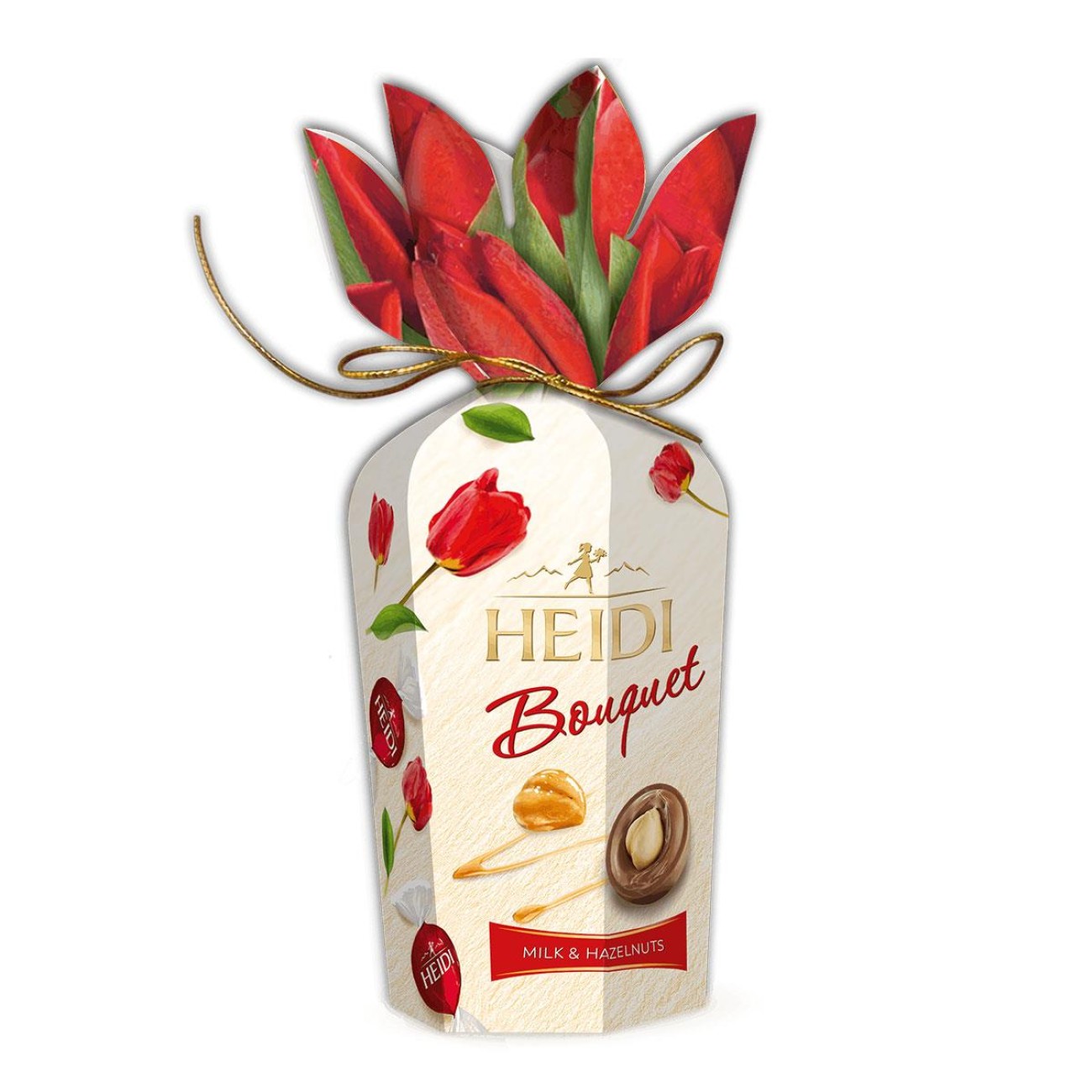 Heidi Bouquet Milk & Hazelnuts Σοκολατάκια 120gr.