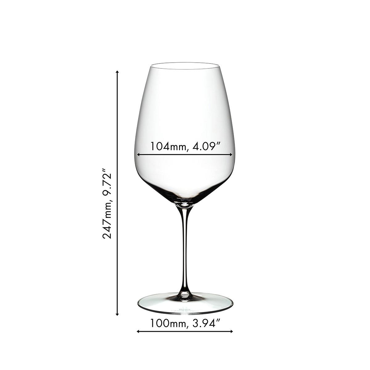 Riedel κρυστάλλινα ποτήρια Veloce Cabernet Sauv. 6330/0 2τεμ.