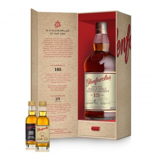 Glenfarclas 15 y.o. 700ml + Glenfarclas 25 y.o. 50ml + Glenfarclas 105 50ml