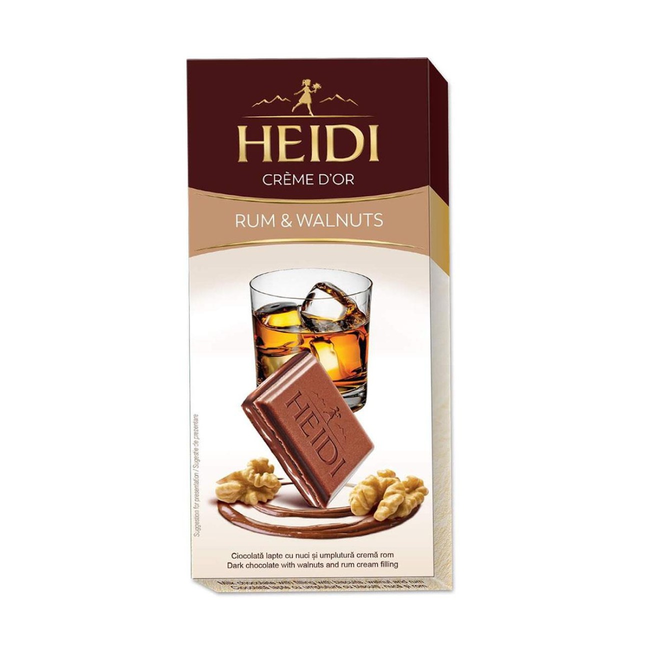 Heidi Creme d Or Rum & Walnuts 90gr.