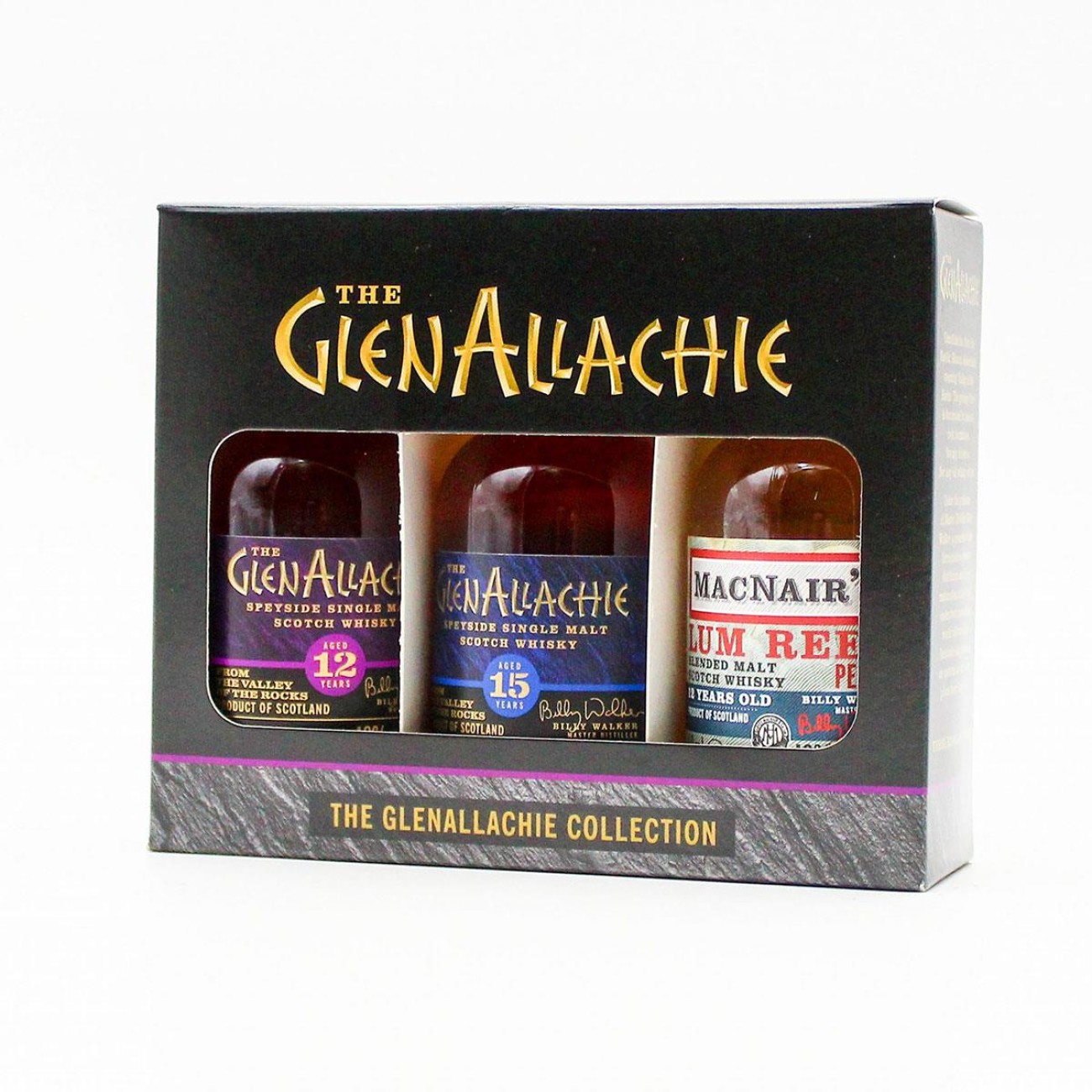 Glenallachie Collection 12 y.o.+15 y.o.+Lum Reek 12 y.o. 3x50ml